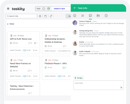 collaborate and track progress